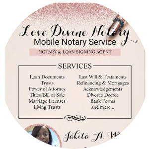 Jakita White available notary in Harvest, AL - 35749